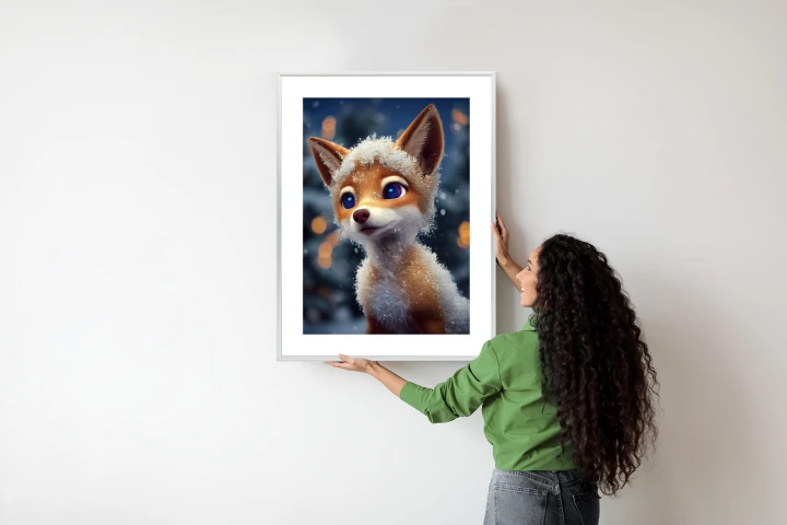 Plakat Red Fox In The Snow