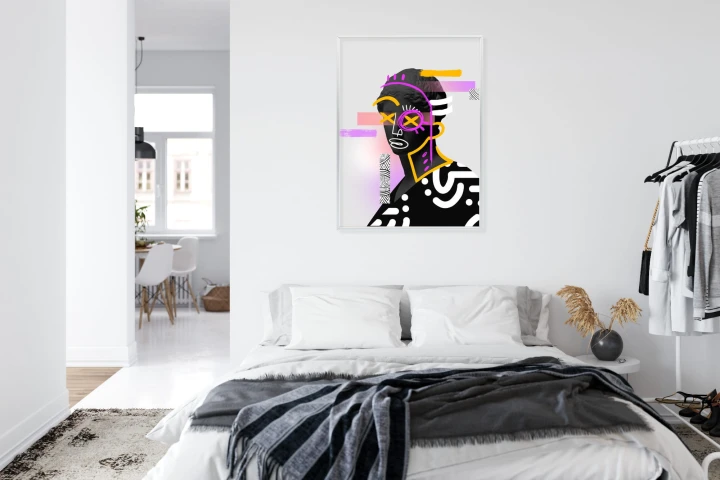 Plakat Antyczna Rzeźba Surrealistyczny Kolaż Współczesny