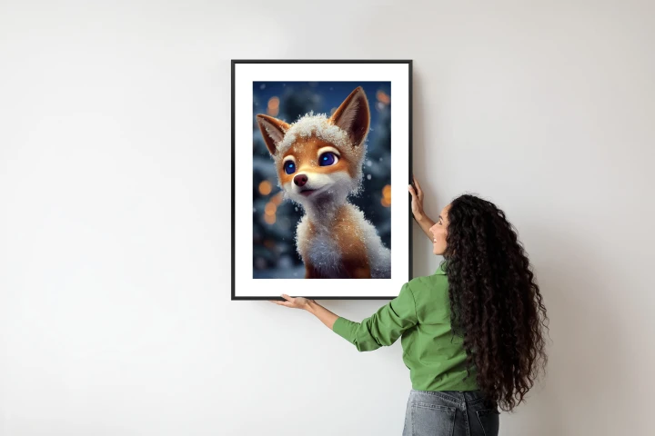 Plakat Red Fox In The Snow