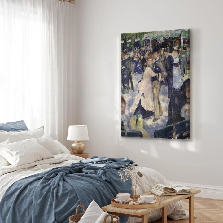 Obraz - Pierre-Auguste Renoir – Le Moulin de la Galette, detal tancerzy