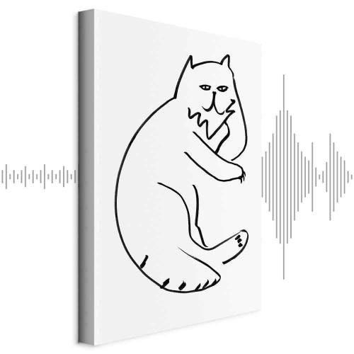 Obraz - Koci relaks (1-częściowy) pionowy