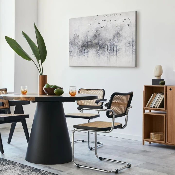 Obraz - Zimowy las (1-częściowy) szeroki