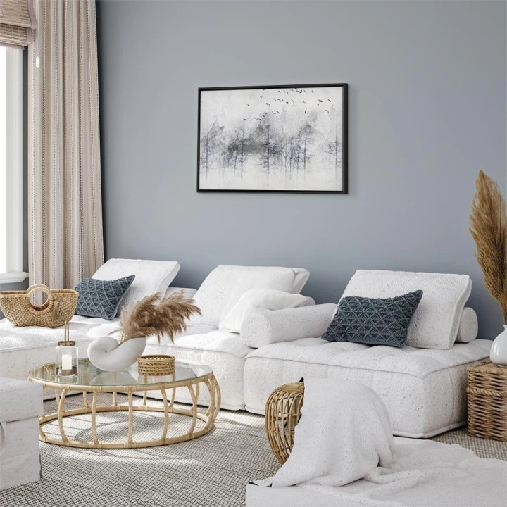 Obraz - Zimowy las (1-częściowy) szeroki