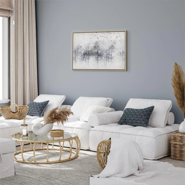 Obraz - Zimowy las (1-częściowy) szeroki