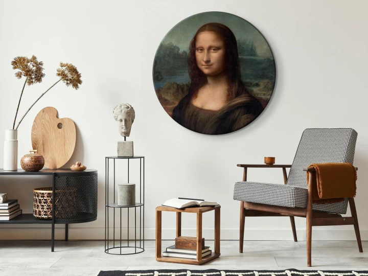 Obraz okrągły - Leonardo da Vinci – Mona Lisa