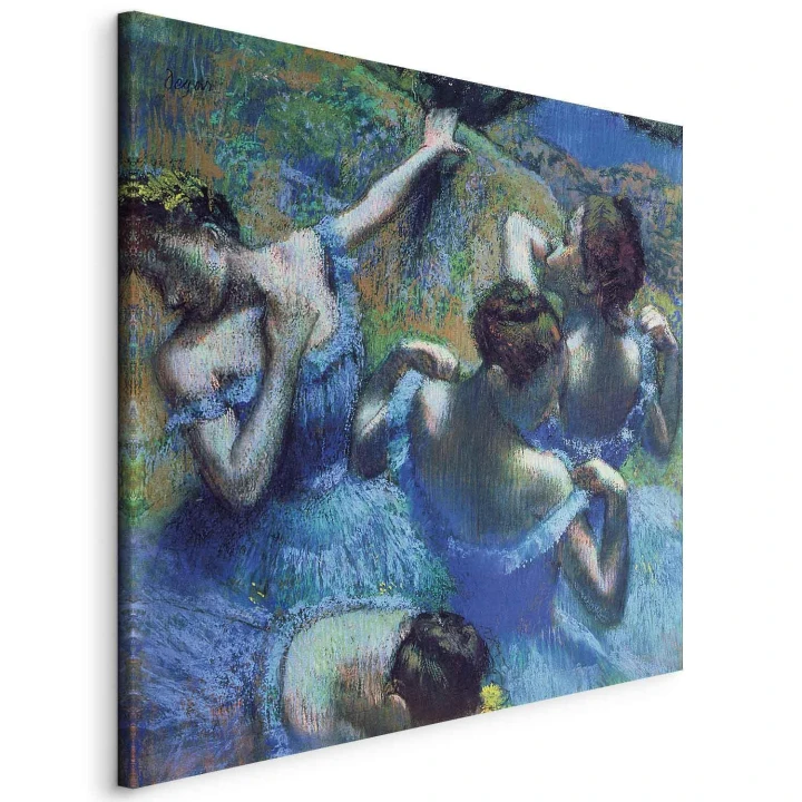 Obraz - Edgar Degas – Błękitne tancerki II