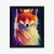 Plakat Beautiful Fine Art Portrait Of Red Fox. Generated By Ai, Is Not Based On Any Original Image, Character Or Person