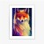 Plakat Beautiful Fine Art Portrait Of Red Fox. Generated By Ai, Is Not Based On Any Original Image, Character Or Person