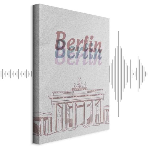 Obraz - Berlin w akwarelach (1-częściowy) pionowy