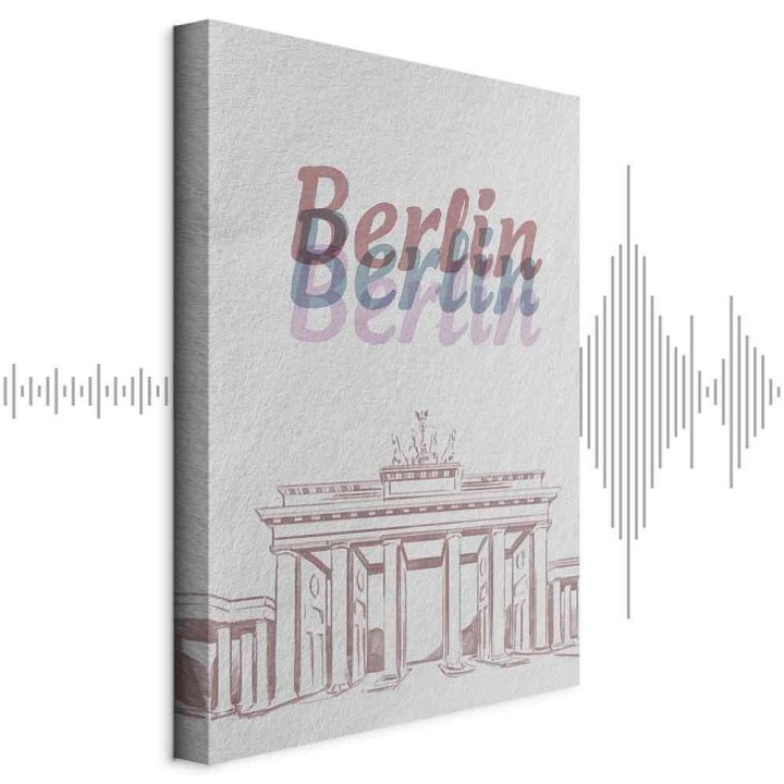 Obraz - Berlin w akwarelach (1-częściowy) pionowy