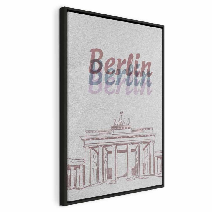 Obraz - Berlin w akwarelach (1-częściowy) pionowy
