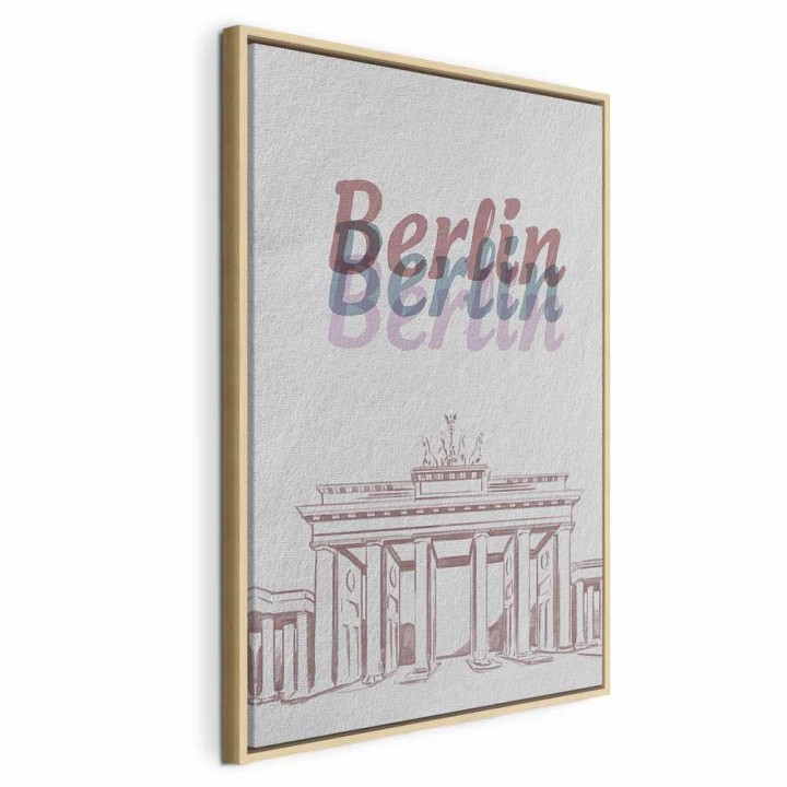 Obraz - Berlin w akwarelach (1-częściowy) pionowy