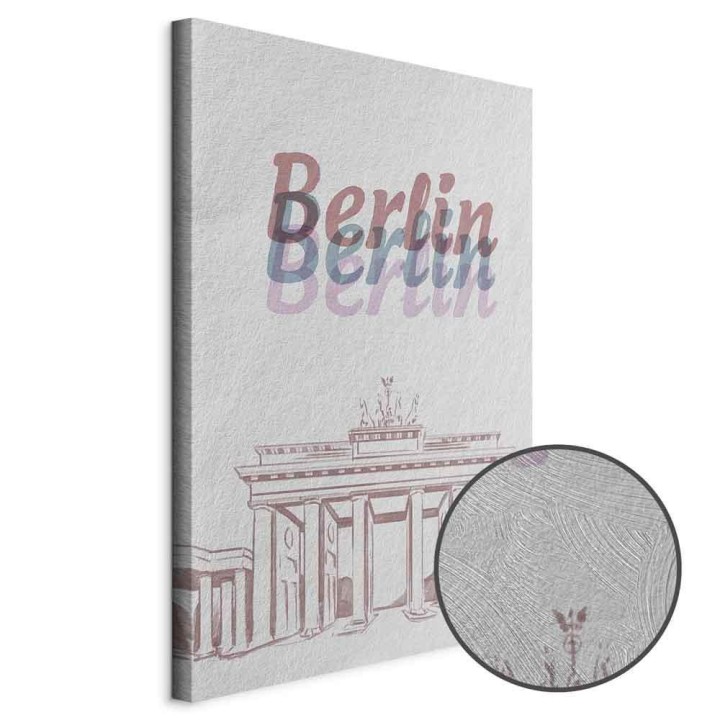 Obraz - Berlin w akwarelach (1-częściowy) pionowy
