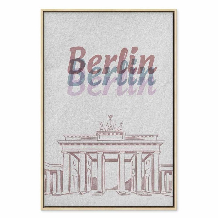 Obraz - Berlin w akwarelach (1-częściowy) pionowy