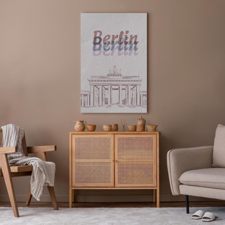 Obraz - Berlin w akwarelach (1-częściowy) pionowy