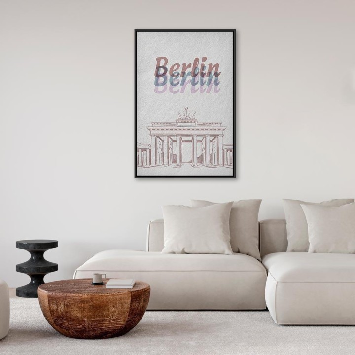 Obraz - Berlin w akwarelach (1-częściowy) pionowy