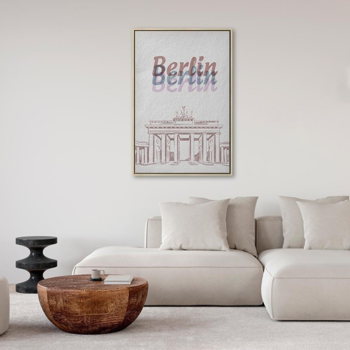 Obraz - Berlin w akwarelach (1-częściowy) pionowy