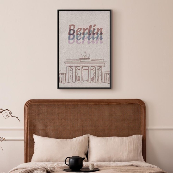 Obraz - Berlin w akwarelach (1-częściowy) pionowy