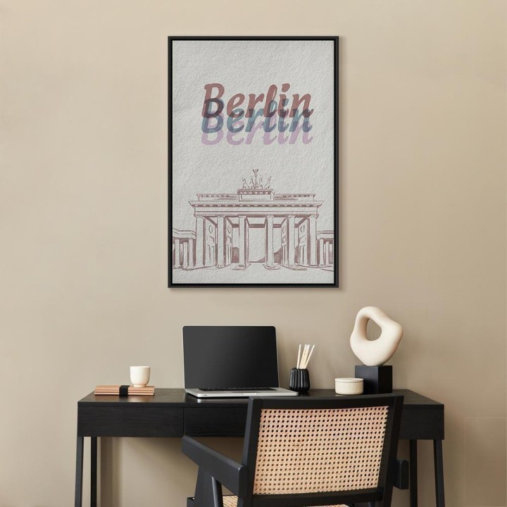 Obraz - Berlin w akwarelach (1-częściowy) pionowy