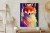Plakat Beautiful Fine Art Portrait Of Red Fox. Generated By Ai, Is Not Based On Any Original Image, Character Or Person