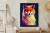 Plakat Beautiful Fine Art Portrait Of Red Fox. Generated By Ai, Is Not Based On Any Original Image, Character Or Person