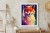 Plakat Beautiful Fine Art Portrait Of Red Fox. Generated By Ai, Is Not Based On Any Original Image, Character Or Person