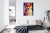 Plakat Beautiful Fine Art Portrait Of Red Fox. Generated By Ai, Is Not Based On Any Original Image, Character Or Person