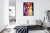 Plakat Beautiful Fine Art Portrait Of Red Fox. Generated By Ai, Is Not Based On Any Original Image, Character Or Person