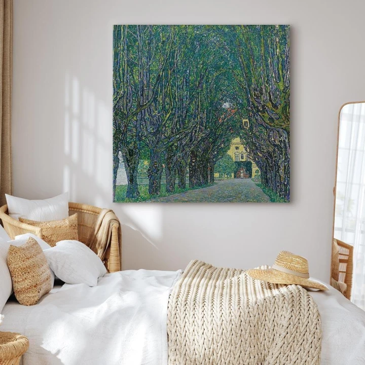 Obraz - Gustav Klimt – Aleja drzew w parku przy zamku Kammer
