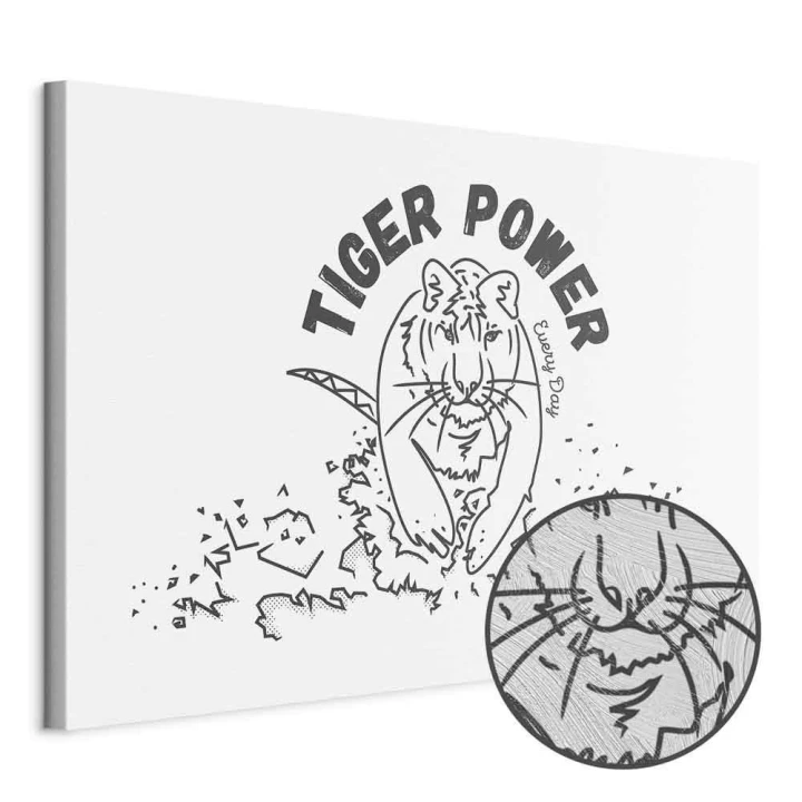 Obraz - Tiger power (1-częściowy) szeroki