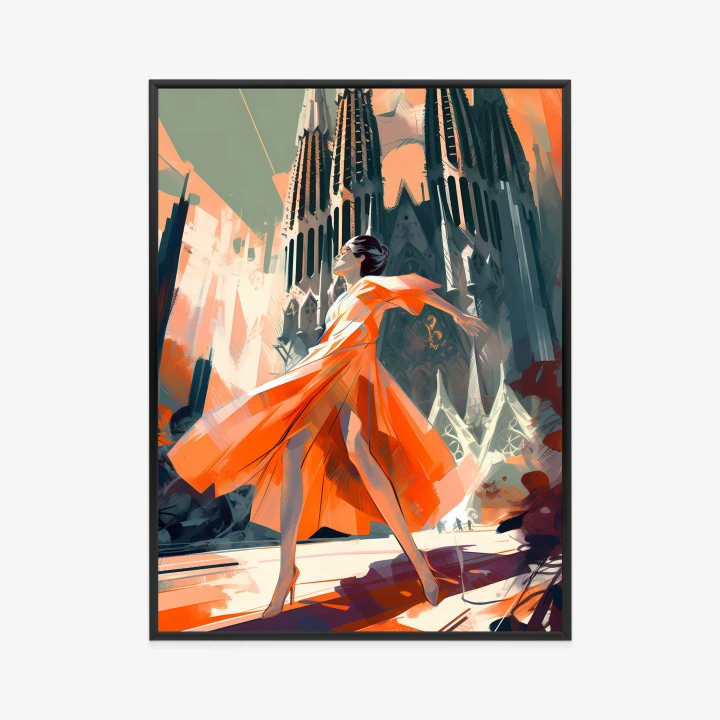 Plakat Taniec W Barcelonie