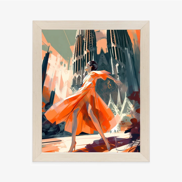 Plakat Taniec W Barcelonie