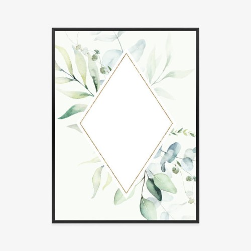 Plakat Kwiatowa Geometria
