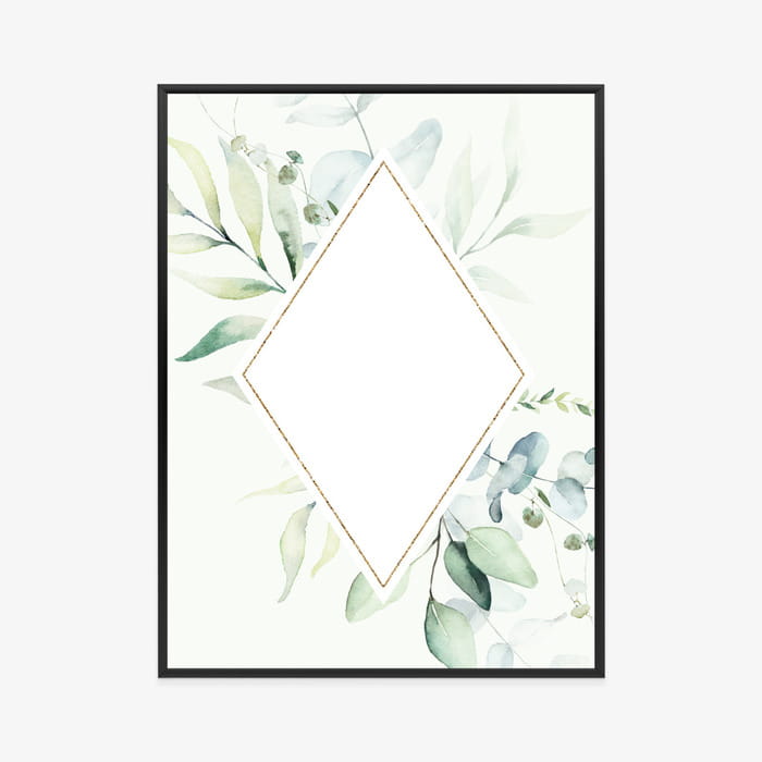 Plakat Kwiatowa Geometria