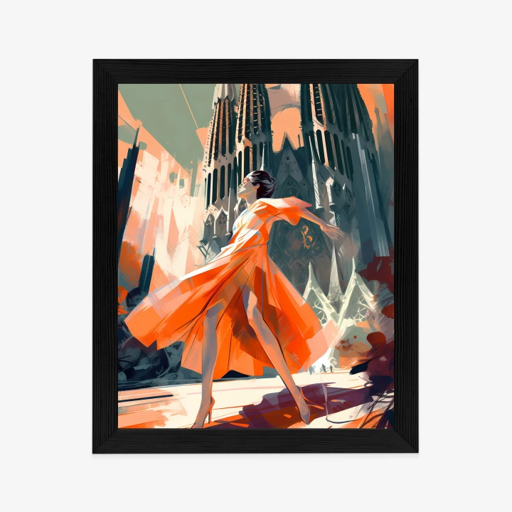 Plakat Taniec W Barcelonie