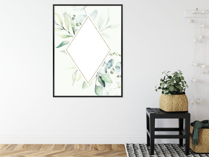 Plakat Kwiatowa Geometria