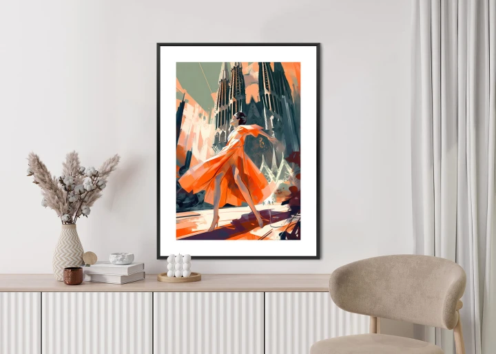 Plakat Taniec W Barcelonie