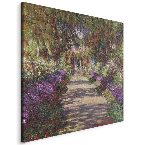 Obraz - Claude Monet – Ścieżka w ogrodzie w Giverny