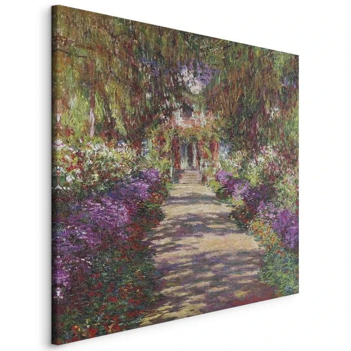 Obraz - Claude Monet – Ścieżka w ogrodzie w Giverny