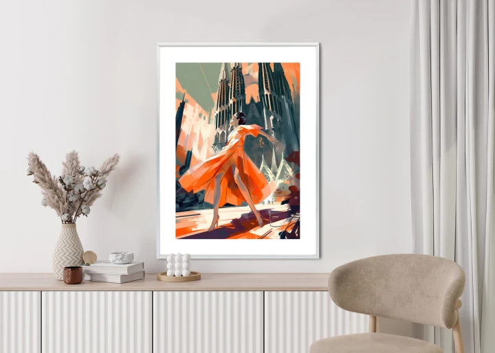 Plakat Taniec W Barcelonie