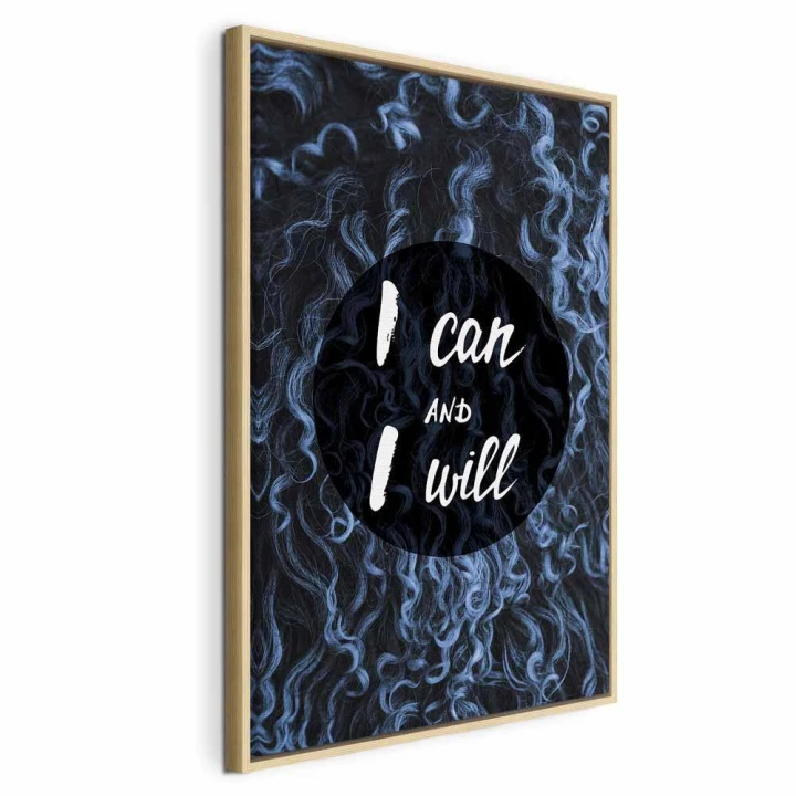Obraz - I can and I will (1-częściowy) pionowy