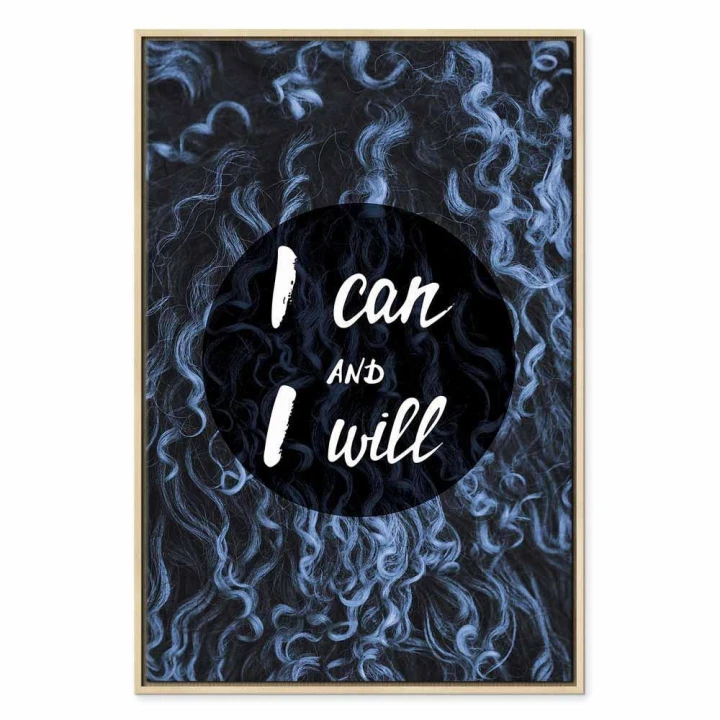 Obraz - I can and I will (1-częściowy) pionowy