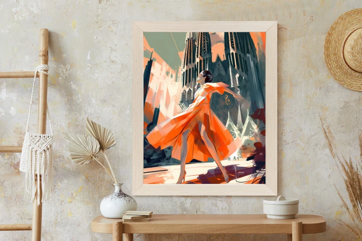 Plakat Taniec W Barcelonie