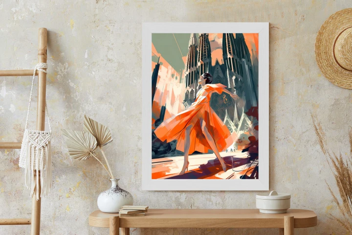 Plakat Taniec W Barcelonie