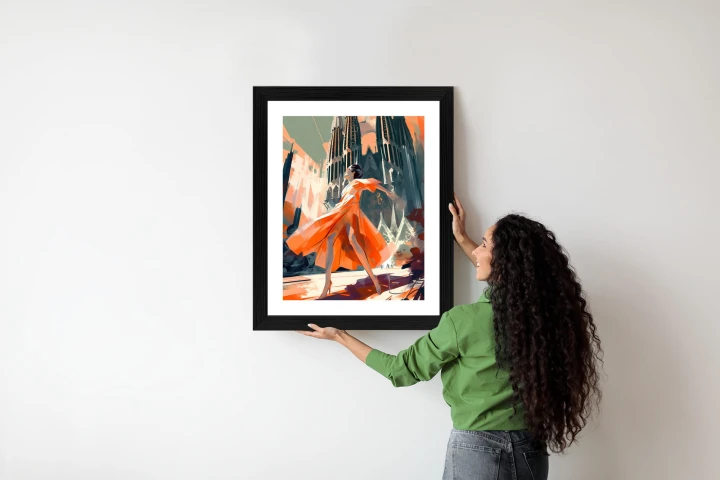 Plakat Taniec W Barcelonie