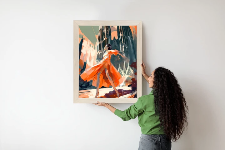 Plakat Taniec W Barcelonie