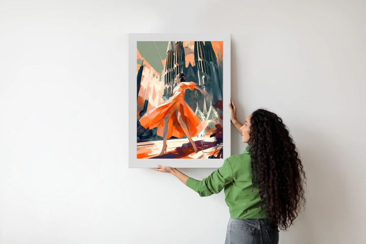 Plakat Taniec W Barcelonie