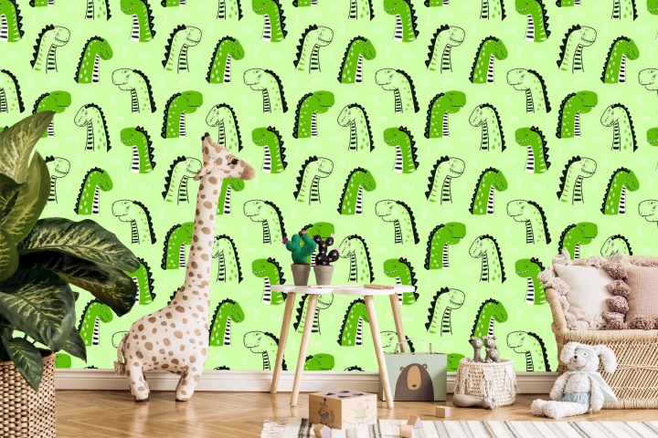 Tapeta Dla Dzieci W Dinozaury, Przyroda, Natura