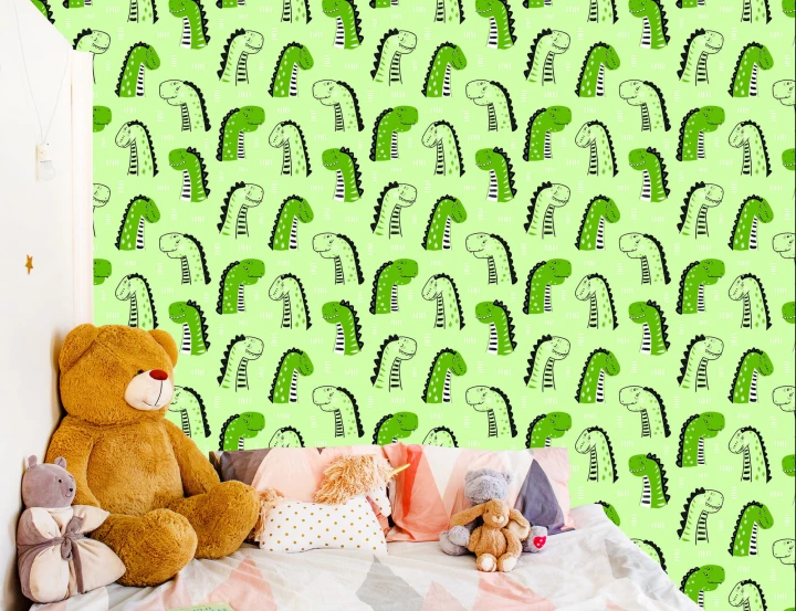 Tapeta Dla Dzieci W Dinozaury, Przyroda, Natura