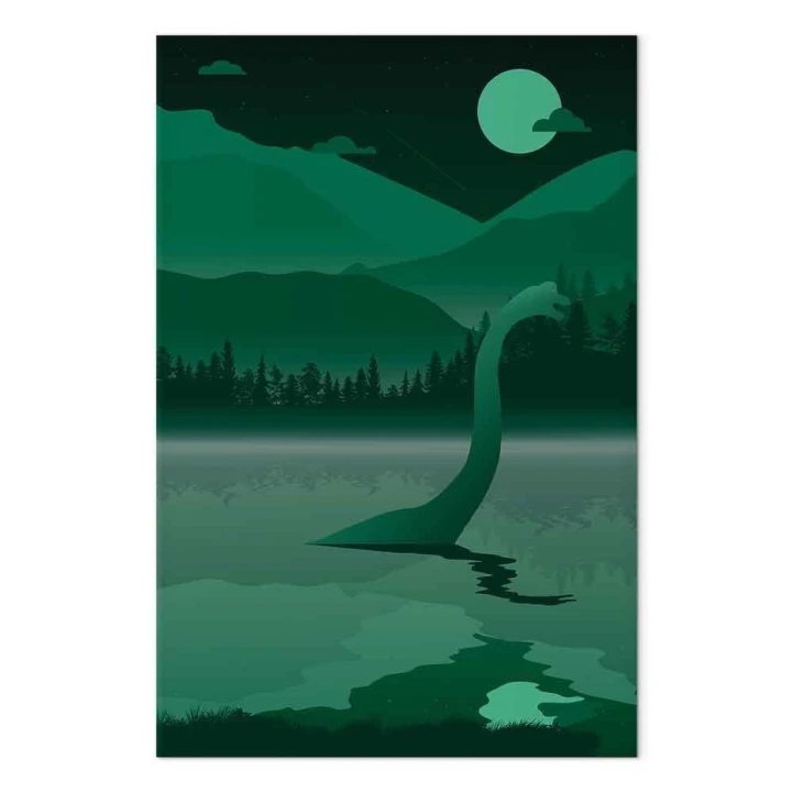 Obraz - Loch Ness (1-częściowy) pionowy